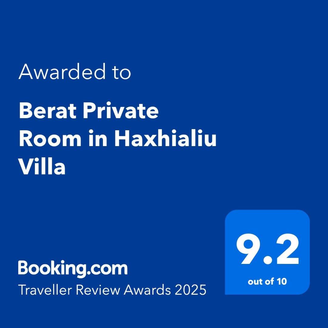 Berat Private Room In Haxhialiu Villa Екстер'єр фото
